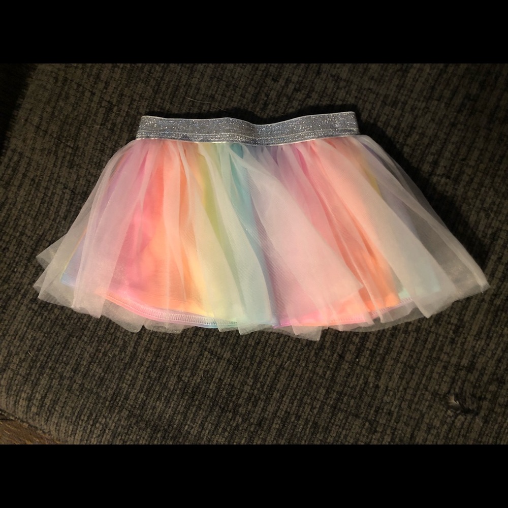 Size 3-6 months pastel rainbow skirt tutu
